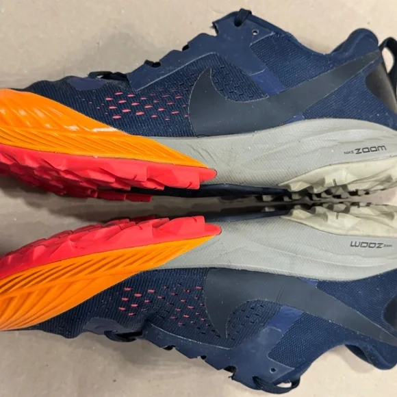 Nike Air Zoom Terra Kiger 7 Navy Crimson Mens Size US 10 - Picture 8 of 9